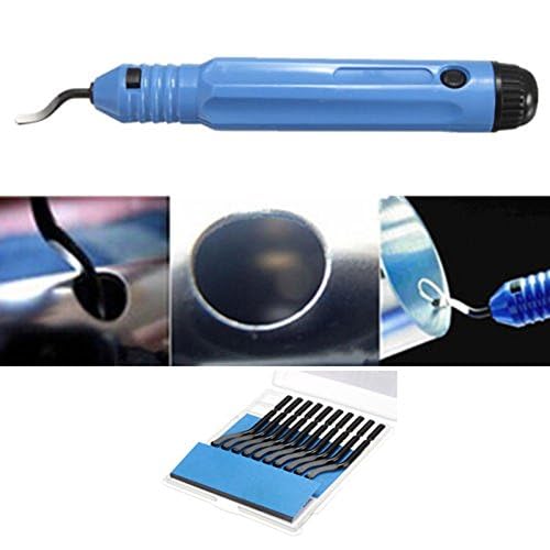1pcs NB1100 Burr Handle With 10pcs HSS BS1010 Blades Deburring Tools Set