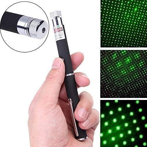 Ultra Powerful Green Laser Pointer Pen – 2000m Long Range Beam with Adjustable Star Cap for Presentations & Design Effects