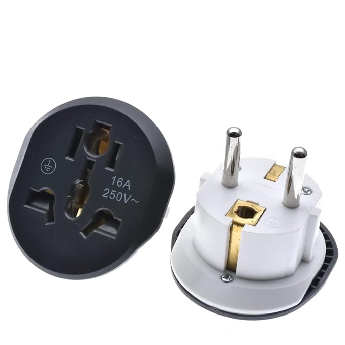 16A 250V EU Converter Universal EU Plug AU US UK CN to EU Adapter European Travel Adapter Socket