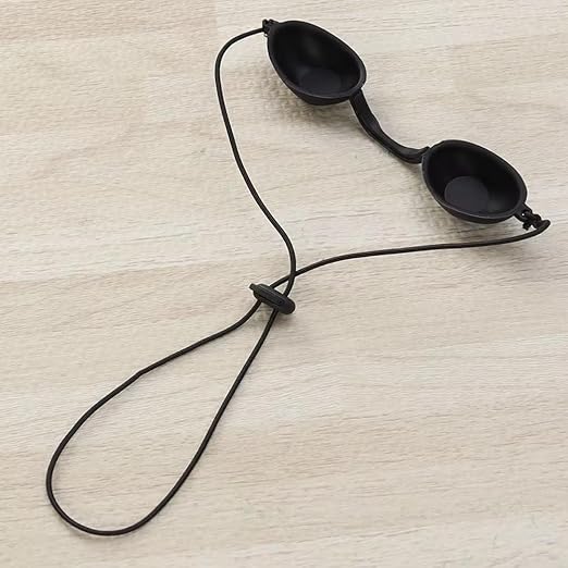 Safety Goggles Eye Patch Red Blue Light Eye Protect Eyepatch for Patients in IPL, UV, Infrared LED Light Therapy Soft