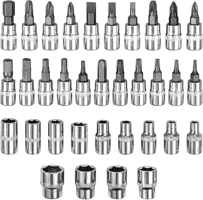 46-Piece Interchangeable Multipurpose Mini Screwdriver Set – Magnetic Bits, Reversible Handle, and Premium Repair Tools Kit