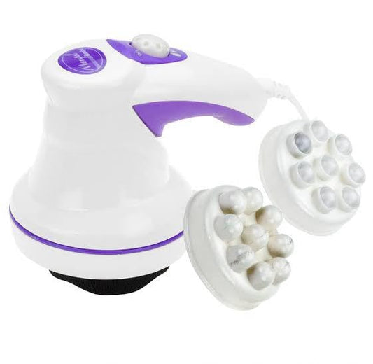 Full Body Massager with 4 Attachments – Deep Tissue Pain Relief & Muscle Relaxation for Shoulders, Neck, Abs, Hips, Legs & Feet