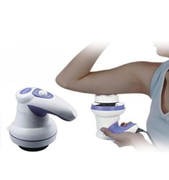 Full Body Massager with 4 Attachments – Deep Tissue Pain Relief & Muscle Relaxation for Shoulders, Neck, Abs, Hips, Legs & Feet