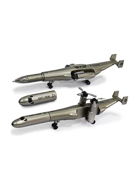 Fighter Airplanes Shape Pen Set For Kids