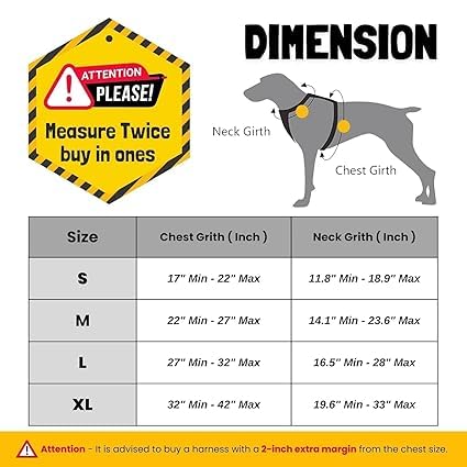 Dog Harness, No Pull Dog Belt, Reflective Dog Vest Harness, Soft Padded Easy Control Dog Body Belt, for Large Medium & Small Dogs Body Belt for Dogs (Green - Black, M)