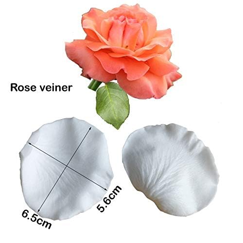 Rose Flower Veiners Silicone Mold for Fondant & Gumpaste Cake Decoration Brand: Generic