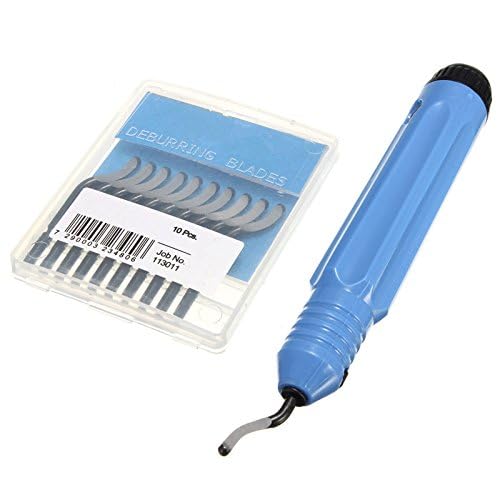 1pcs NB1100 Burr Handle With 10pcs HSS BS1010 Blades Deburring Tools Set