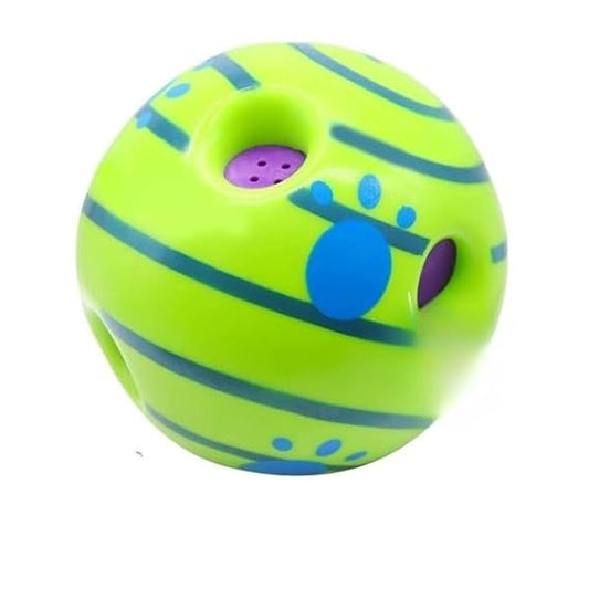 Interactive Dog Toys Ball Giggle Squeaky Ball Dog Toys - (Giggle Ball, Large 5.5inch) Medium and Large Breeds, Helps Keep Dogs Happy, Healthy