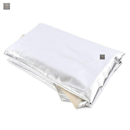 SHYAM DYNAMIC GROUP Heat Resistant Apron, 1000℃ Heat Resistant Aluminum Foil Apron High Temperature Resistant Working Apron, Lace Up Safety Work Apron for Welding Cooking BBQ