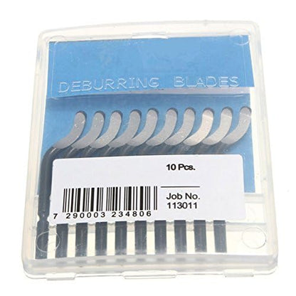1pcs NB1100 Burr Handle With 10pcs HSS BS1010 Blades Deburring Tools Set