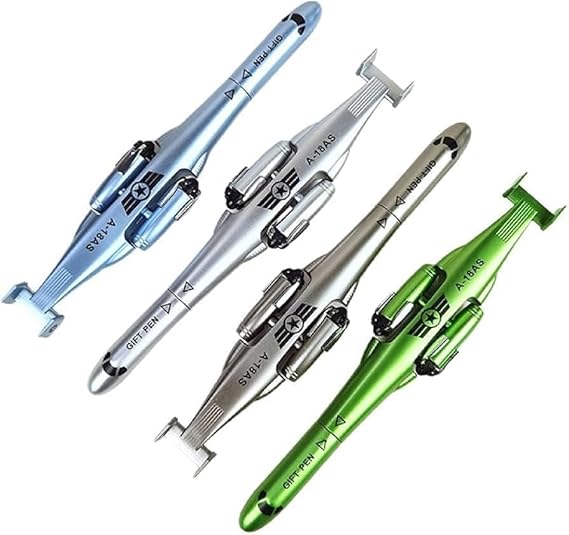 Fighter Airplanes Shape Pen Set For Kids