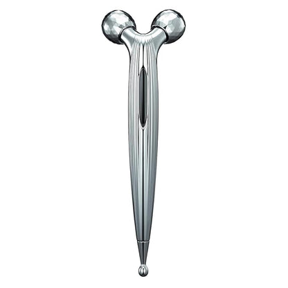 Roller Massager for Face | Chrome Ball Facial Massager for Toning, Lifting & Contouring | Natural Skincare Tool for Radiant Skin