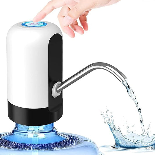 SmartTouch Wireless Water Dispenser – Automatic Pump for 20L Bottles (White/Black)