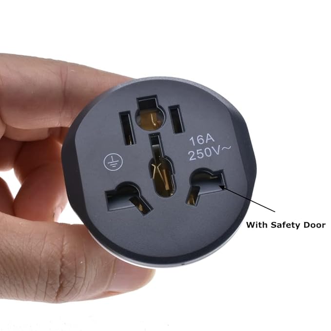 16A 250V EU Converter Universal EU Plug AU US UK CN to EU Adapter European Travel Adapter Socket