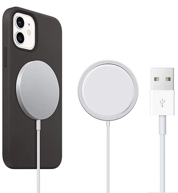 Wireless Mobile Induction Charging Pad, QI-Enabled Devices Compatible, with Cable