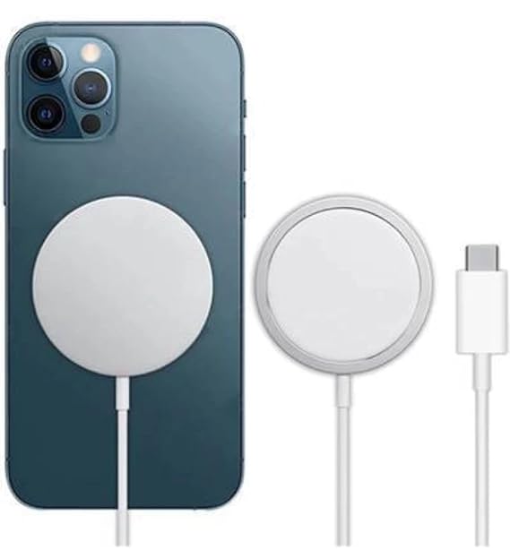 Wireless Mobile Induction Charging Pad, QI-Enabled Devices Compatible, with Cable