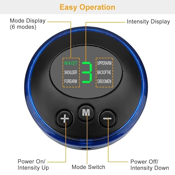 Advanced EMS Foot Massage Pad – Rechargeable Electric Therapy Device for Foot Pain Relief, Muscle Stimulation, and Relaxation at Home, Office, or While Traveling