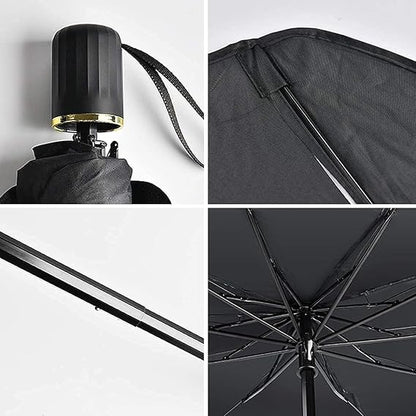 Car Windshield Sunshade Umbrella – Foldable Front Window Cover for Sun Protection & Heat Block, Universal Fit for Most Vehicles