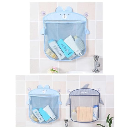 Bath Toy Quick Dry Hanging Net Bathtub Storage with 2 Suction Cups Quick Drying Toy Holder