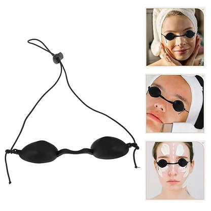 Safety Goggles Eye Patch Red Blue Light Eye Protect Eyepatch for Patients in IPL, UV, Infrared LED Light Therapy Soft