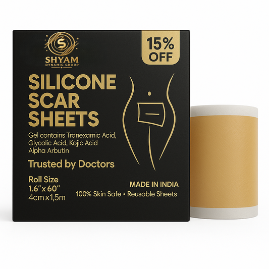 Professional Silicone Scar Tape – Reduces Appearance of Scars from Surgery, Burns, Cuts & Acne – Doctor Recommended