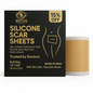 Professional Silicone Scar Tape – Reduces Appearance of Scars from Surgery, Burns, Cuts & Acne – Doctor Recommended