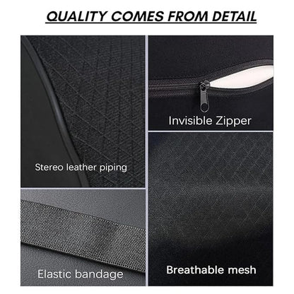 Neck Rest Cushion for Car & Chair – Memory Foam Headrest Support Pillow for Office, Back Support, and Travel – Ergonomic Comfort for Neck and Spine – Black