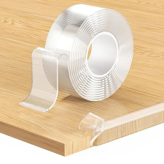 SoftGuard 6.6ft Clear Silicone Baby Proofing Protector Strip – Self-Adhesive Furniture Corner & Edge Protector for Safe Baby Spaces