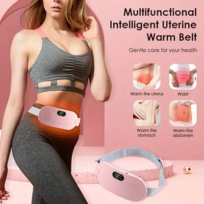Period Pain Relief Heating Belt | Rechargeable Electric Heat Pad for Menstrual Cramps | Soft, Adjustable, Portable Design