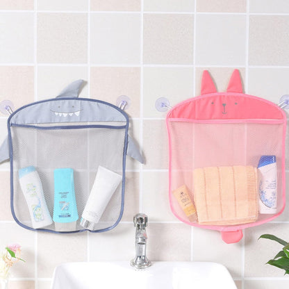 Bath Toy Quick Dry Hanging Net Bathtub Storage with 2 Suction Cups Quick Drying Toy Holder